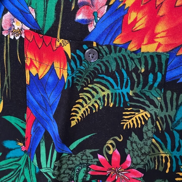 Hawaiian Shirt Short Sleeve Button Up Sz XL - Picture 4 of 8